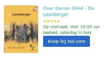 Boek voor uw Leonberger hond